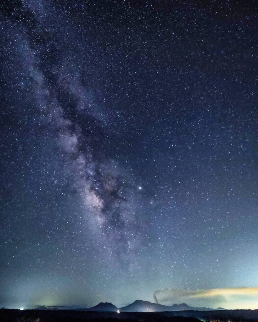 今日の星空観賞ツアーは天の川が肉眼でも見ることができたそうです流れ星も見れました宿泊者限定　無料星空観賞ツアーはお早めにお申し込み下さい