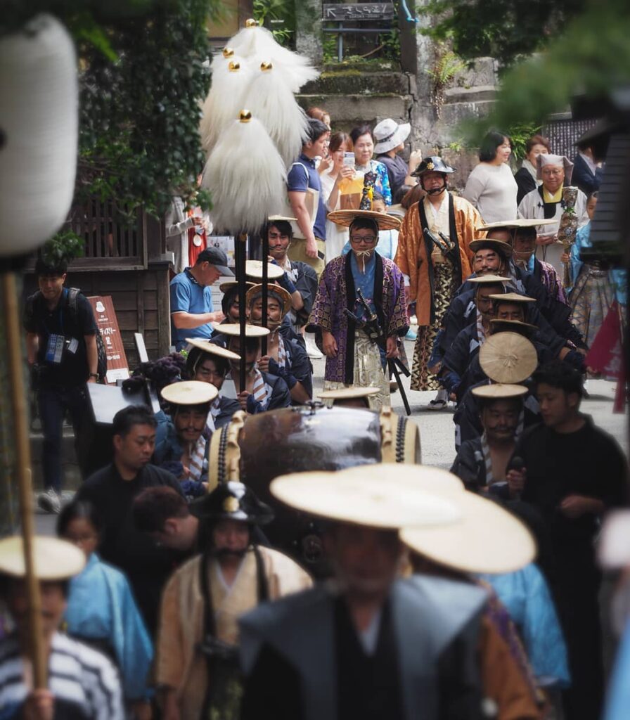 去年は雨で中止となり、今年は無事に開催されました江戸時代にまるでタイムスリップしたような黒川温泉街でした️